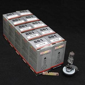 자동차용 할로겐 전구 클리어 881 10개묶음   1개 국내제작 차량용전등 자동차전등 자동차 할로겐등 램프