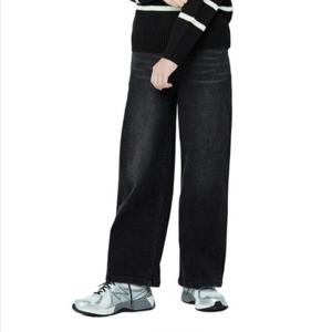 소이 HC04 주니어 세미와이드 기모블랙진 25w0206