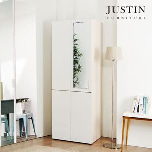 [저스틴퍼니처]무드핏 원터치 거울 이불장형 싱글 옷장