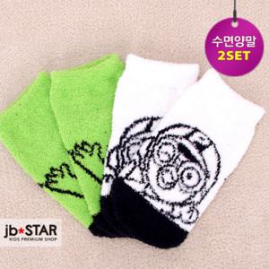 [오키즈] [F0028] 뽀로로 수면양말세트 [2족남 랜덤]