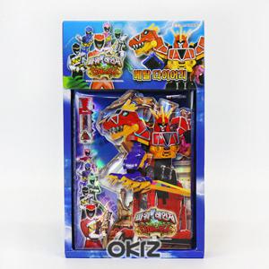 [H1599] 파워레인저 다이노포스 다이어리 [메탈] 아동 캐릭터 팬