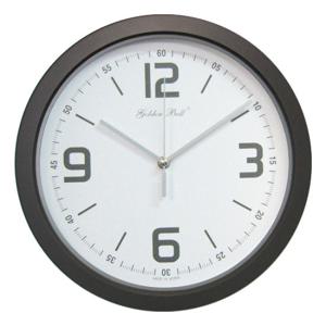 [골든벨시계] GB8087 베이직 무소음 벽시계 월넛 28cm 제조한국