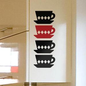 아트박스/디자인베이 포인트스티커 북유럽패턴2-찻잔 (완제품B)