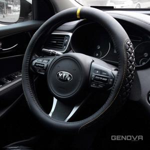 제노바 레이싱 핸들커버 자동차핸들커버 가죽핸들커버