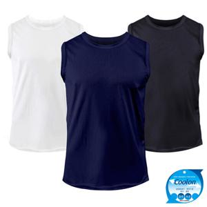 에이치투 공장직영 국산 쿨론 남성 골지 머슬 민소매