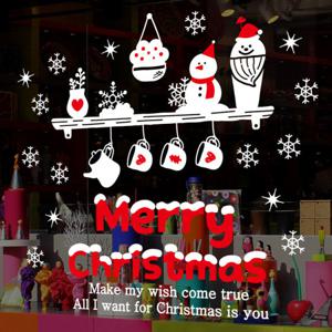 크리스마스시트지_선반위의 성탄절