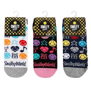 [K1701] 스마일 팬시양말 [3족세트 해피기프트 SK]