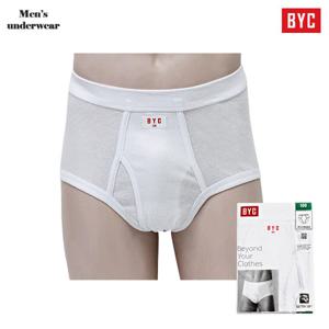 [BYC] 기본 스판 남자 면 삼각팬티 1매 2212 (110사이즈)