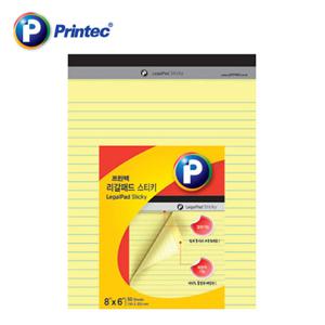 리갈패드(스티키 노랑 프린텍)