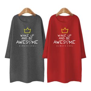 여성 7부 특양면 롱티_왕관