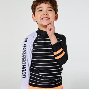 키즈 STRIPE(BK) 래쉬가드 상의