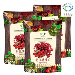 푸른들판 건 크랜베리 500gx3 건조 말린 크렌베리 크렌배리