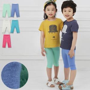 [플레이몰]아동 7부면스판레깅스