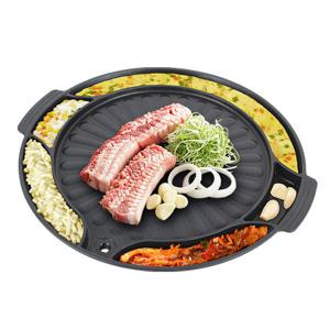 계란찜원형구이판 고기 삼겹살 캠핑 불판 가정용