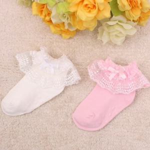 [키즈노리] 솜사탕 유아동 레이스양말