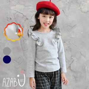 [아자브키즈]기모 어깨날개티 여아 기모티 아동 날개티