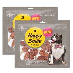 [엔터펫]하림 해피스마일 치킨핫도그 300g x 2개세트