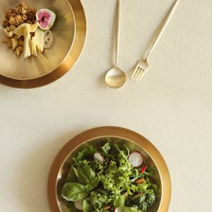 놋담 방짜유기 유기 샐러드볼 1호 3호 세트 2P