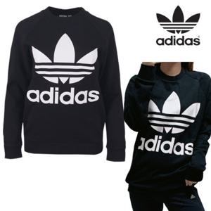 아디다스 여성 스웨트  긴팔 맨투맨 티셔츠 - CY4755