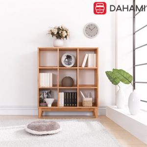 베니스 엘더 원목 9칸 책장 장식장