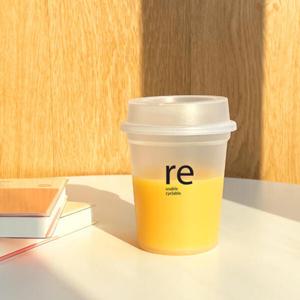 아트박스/티스카페 [티스카페] 반투명 미니 리유저블 텀블러