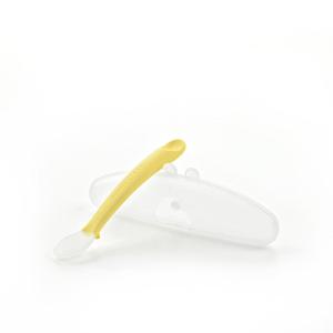 글라스락베이비 듀얼 실리콘 스푼 1조(노랑)