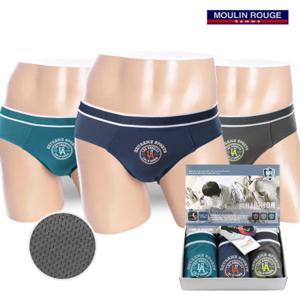 [물랑루즈] MR주니어 트레이닝 남브리프 팬티 삼각 남아 주니어팬티 3매입