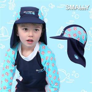 [스몰리](스몰리)유아 아동  UPF50+ 차단 CT플랩캡 도그스탬프