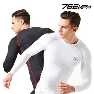 762MPH 4계절 기능성 스포츠이너웨어 냉감 쿨링 컴프레션 티셔츠
