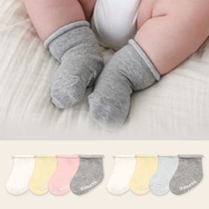 [하이베이비클럽]신생아롤링 4종세트/유아양말세트/유아양말/신