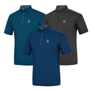 콜핑 남성 하이쿨 흡습속건 등산 반팔 반집업 티셔츠