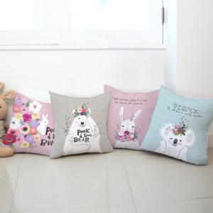 상상후 북유럽 소품 선물 45x45cm 피카부애니멀