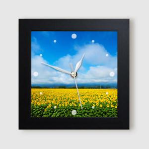 아트박스/꾸밈 it332-풍요의해바라기_미니액자벽시계