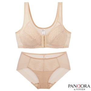 판도라by비비안 노와이어 앞후크 브라팬티 ABC컵 pst7109