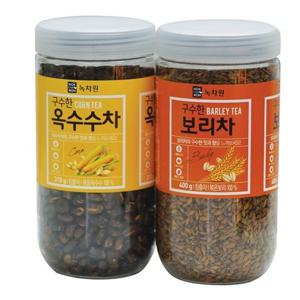 [녹차원] 구수한2종세트(보리차 400g+옥수수차 310g)