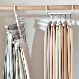 공간활용 접이식 5단 바지걸이 / 옷걸이 다용도걸이 정리용품