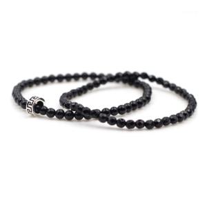 에르모사 젬스톤 G048_블랙컷팅마노4mm+실버925/Set(염주 불교)