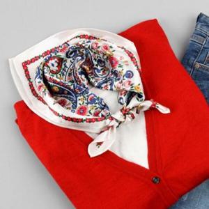 아트박스/베네 페트리아 실크 쁘띠 스카프