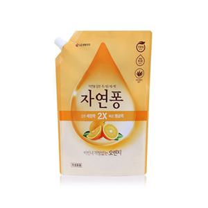 자연퐁주방세제오렌지리필1.2kg