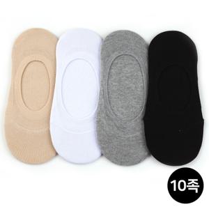 용신 땀 흡수력이 좋은 면 페이크삭스 10족_남성용