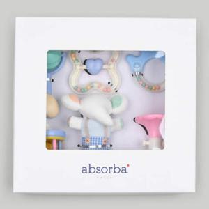 압소바II(CH)엘피딸랑이세트 신생아 유아 선물 장난감 치발기 임신 축하(AVA367P1)