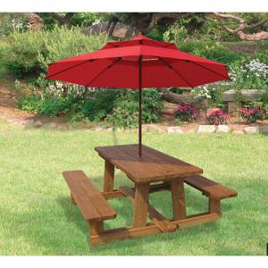 개방형야외테이블세트/야외용테이블/원목테이블1200사이즈 도색