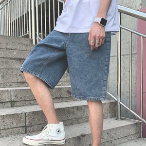 청반바지 데님팬츠 워싱진 와이드핏  INSUM09