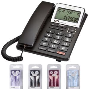 대우발신자표시 유선전화기 DT-3360 블랙 집전화 사무실 매장DE-301무료이어폰추가 이어폰 색상 랜덤발송