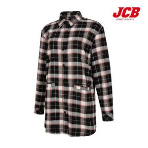 [JCB][JCB] 여아 루즈핏 체크 셔츠 (JBK1O541GSB)