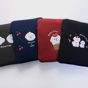 쁘숑앤포숑 11인치 세로 노트북 파우치 태블릿 케이스