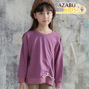 [아자브키즈] 스트링 맨투맨 티 아동 여아 남아 긴팔 티셔츠