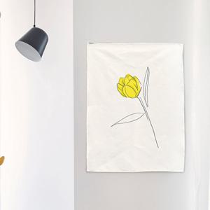 에덴미술 패브릭포스터 튤립 드로잉 M 52X70cm