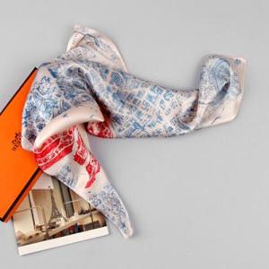 아트박스/베네 홀스시티 실크 쁘띠 스카프