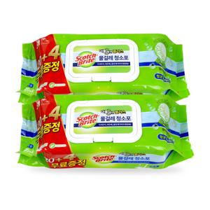 3M 더블액션 물걸레청소포 대형 24매 x 2개 물티슈청소포